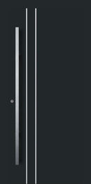 Turenwerke SL75 Design 1210 Premium75 Aluminium Door - Black Grey RAL 7021