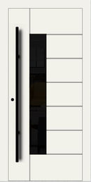 Turenwerke SL75 Design 1420B Premium75 Aluminium Door - Traffic White RAL 9016