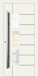 Turenwerke SL75 Design 1420 Premium75 Aluminium Door - Traffic White RAL 9016