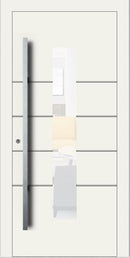 Turenwerke SL75 Design 1450 Premium75 Aluminium Door - Traffic White RAL 9016