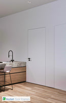 Flush Frameless Hinged Primed Fire Door Set – Universal Frame