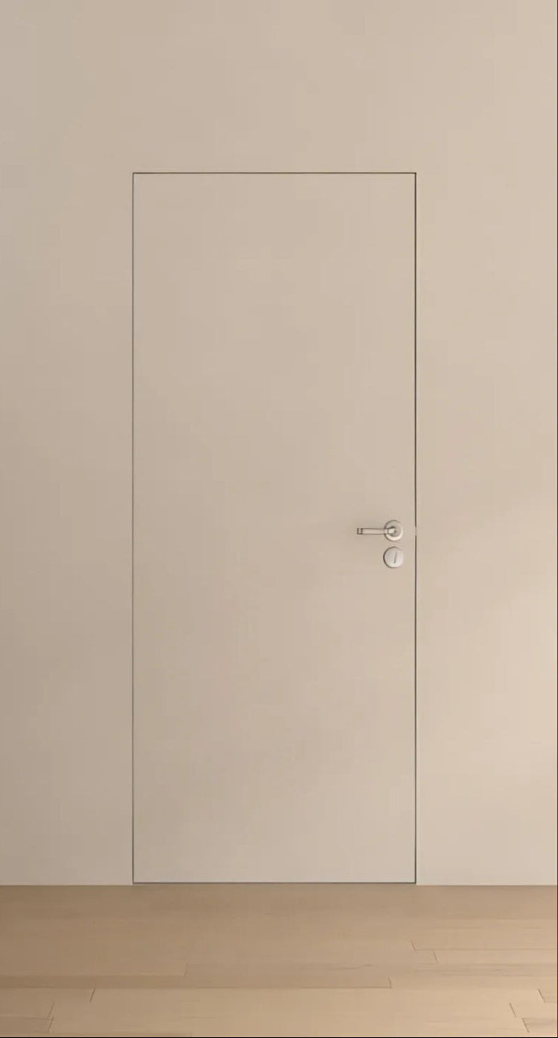 Pre-Assembled Flush Frameless Hinged Primed Door Set