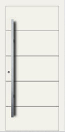 Turenwerke SL75 Design 660 Premium75 Aluminium Door - Traffic White RAL 9016