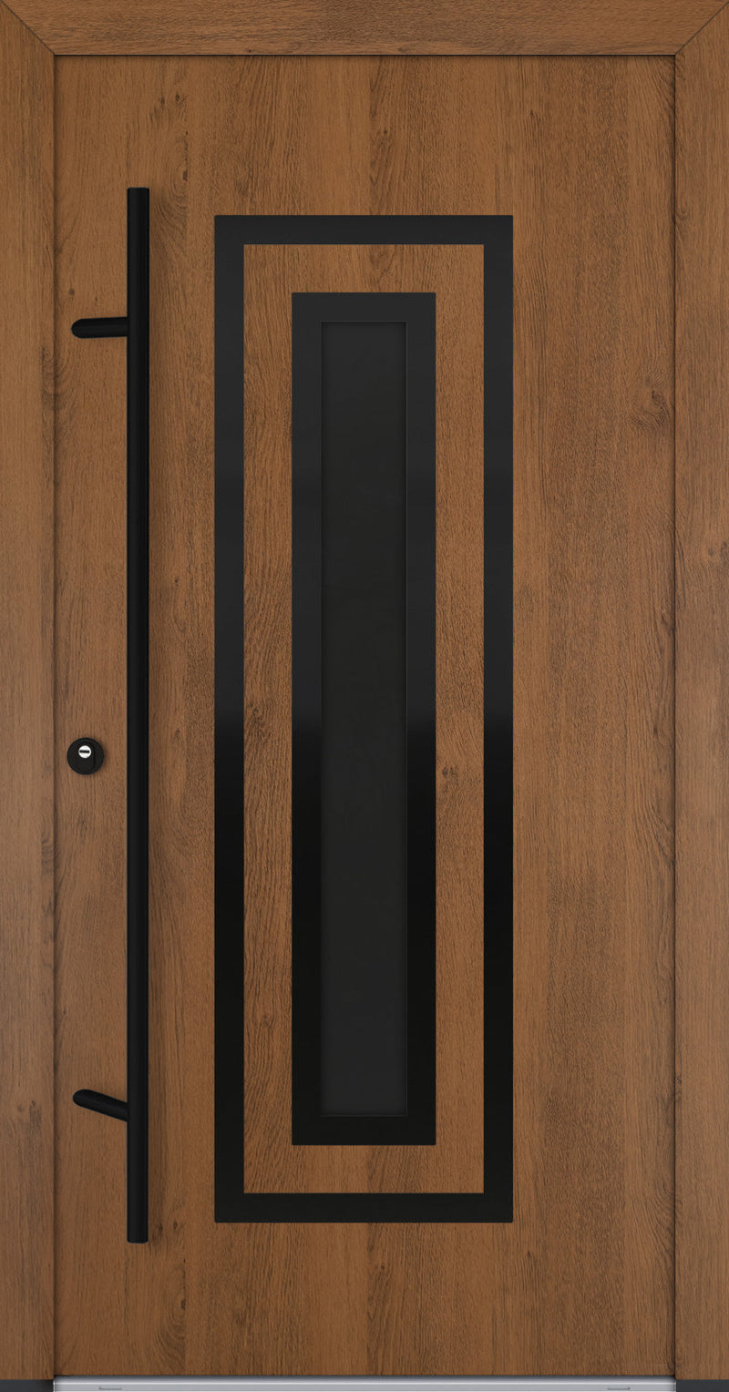 Turenwerke Classic DS68 Design C31 Steel Door - Wood Finish Options - Blackline