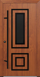 Turenwerke Classic DS68 Design C32 Steel Door - Wood Finish Options - Blackline