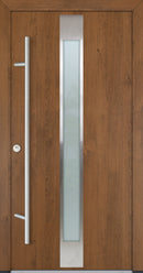 Turenwerke ALU-STEEL DS82 Design 05 Steel Door - Wood Finish Options