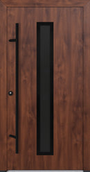 Turenwerke ALU-STEEL DS68 Design 21 Steel Door - Wood Finish Options - Blackline