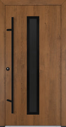 Turenwerke ALU-STEEL DS82 Design 21 Steel Door - Wood Finish Options - Blackline