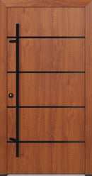Turenwerke ALU-STEEL DS68 Design 22 Steel Door - Wood Finish Options - Blackline