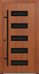 Turenwerke ALU-STEEL DS68 Design 31 Steel Door - Wood Finish Options - Blackline