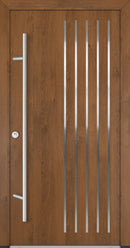 Turenwerke ALU-STEEL DS82 Design 44 Steel Door - Wood Finish Options