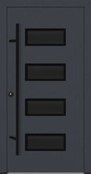 Turenwerke ALU-STEEL DS68 Design 62 Steel Door - Anthracite or White - Blackline