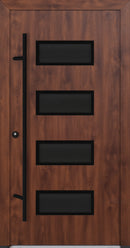 Turenwerke ALU-STEEL DS82 Design 62 Steel Door - Wood Finish Options - Blackline