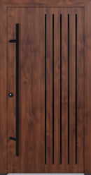 Turenwerke ALU-STEEL DS68 Design 64 Steel Door - Wood Finish Options - Blackline