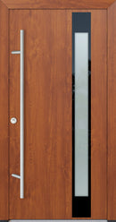 Turenwerke Glassline DS82 Design GLAS04 Steel Door - Wood Finish Options