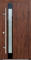 Turenwerke Glassline DS82 Design GLAS14 Steel Door - Wood Finish Options