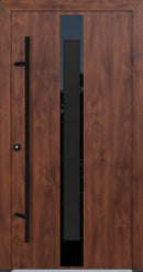 Turenwerke Glassline DS82 Design GLAS25 Steel Door - Wood Finish Options - Blackline