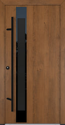 Turenwerke Glassline DS68 Design GLAS34 Steel Door - Wood Finish Options - Blackline