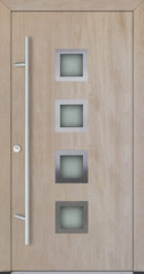 Turenwerke ALU-STEEL DS82 Design 13 Steel Door - Wood Finish Options