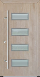 Turenwerke ALU-STEEL DS68 Design 42 Steel Door - Wood Finish Options