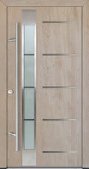 Turenwerke ALU-STEEL DS82 Design 45 Steel Door - Wood Finish Options