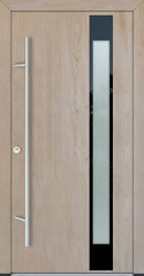 Turenwerke Glassline DS68 Design GLAS04 Steel Door - Wood Finish Options
