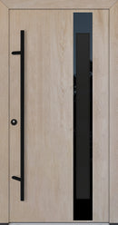 Turenwerke Glassline DS82 Design GLAS24 Steel Door - Wood Finish Options - Blackline