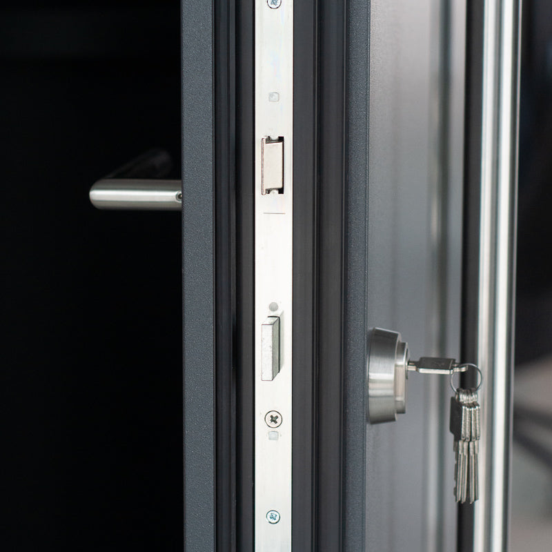 Turenwerke DS82 Design 02 Steel Door - Golden Oak - Blackline