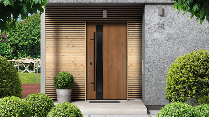 Turenwerke DS82 Design 05 Steel Door - Golden Oak - Blackline