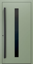 Turenwerke SL75 Design 21 Premium75 Aluminium Door - Pale Green RAL 6021