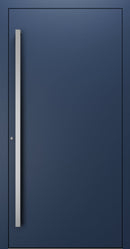 Turenwerke SL75 Design 00 Premium75 aluminium door in sapphire blue RAL 5003