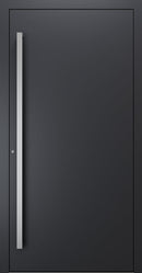 Turenwerke SL75 Design 00 Premium75 aluminium door in black grey RAL 7021