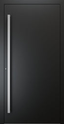 Turenwerke SL75 Design 00 Premium75 aluminium door in jet black RAL 9005