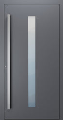Turenwerke SL75 Design 01 Premium75 aluminium door in slate grey RAL 7015