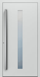 Turenwerke SL75 Design 01 Premium75 aluminium door in light grey RAL 7035
