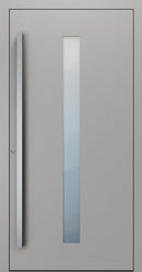Turenwerke SL75 Design 01 Premium75 aluminium door in grey RAL 9007