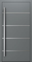 Turenwerke SL75 Design 02 Premium75 aluminium door in basalt grey RAL 7012