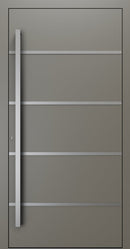 Turenwerke SL75 Design 02 Premium75 aluminium door in umbra grey RAL 7022
