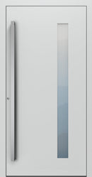 Turenwerke SL75 Design 04 Premium75 aluminium door in light grey RAL 7035