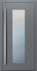 Turenwerke SL75 Design 08 Premium75 aluminium door in basalt grey RAL 7012
