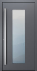 Turenwerke SL75 Design 08 Premium75 aluminium door in slate grey RAL 7015