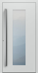 Turenwerke SL75 Design 08 Premium75 aluminium door in light grey RAL 7035