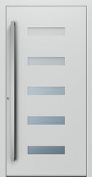 Turenwerke SL75 Design 11 Premium75 aluminium door in light grey RAL 7035