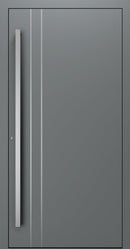 Turenwerke SL75 Design 1210 Premium75 aluminium door in basalt grey RAL 7012
