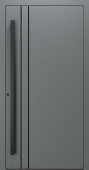 Turenwerke SL75 Design 1210B Premium75 aluminium door in basalt grey RAL 7012