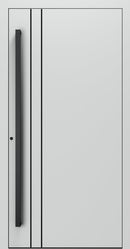 Turenwerke SL75 Design 1210B Premium75 aluminium door in light grey RAL 7035