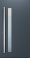 Turenwerke SL75 Design 14 Premium75 aluminium door in anthracite grey RAL 7016