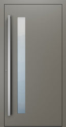 Turenwerke SL75 Design 14 Premium75 aluminium door in umbra grey RAL 7022