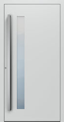 Turenwerke SL75 Design 14 Premium75 aluminium door in light grey RAL 7035