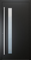 Turenwerke SL75 Design 14 Premium75 aluminium door in jet black RAL 9005
